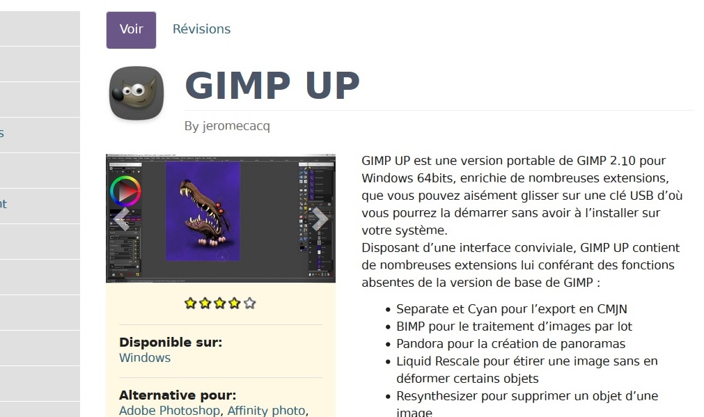 gimp portable